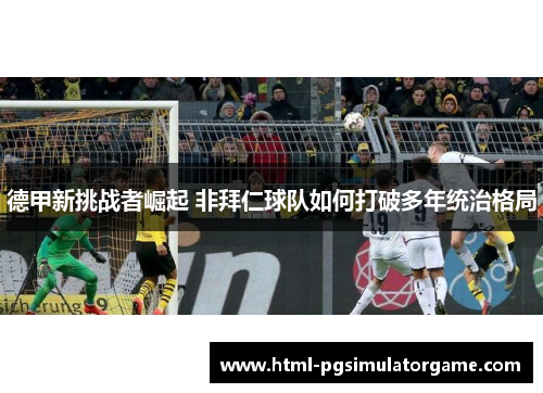 德甲新挑战者崛起 非拜仁球队如何打破多年统治格局