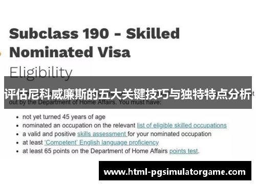 评估尼科威廉斯的五大关键技巧与独特特点分析